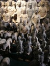 Qin Terra-Cotta Warriors and Horses Figurines Royalty Free Stock Photo